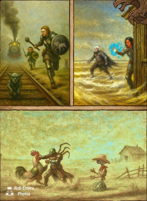 The Night Land - Salvage Syndicate Adventures Pt1b: rescuing Garundah & fighting cockatrices.